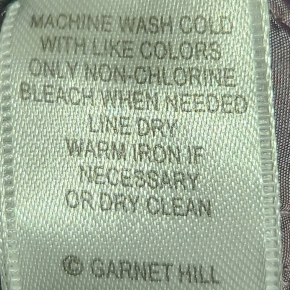 EUC GARNET HILL ESSENTIAL QUILTED COAT - PLUM SZ XL - Picture 10 of 10